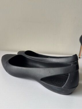 Crocs Kadee Black Ballet Flats Women’s Size W8 Lightweight Comfort Shoes